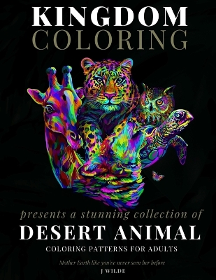 Book cover for A Collection of Desert Animal Coloring Patterns for Adults