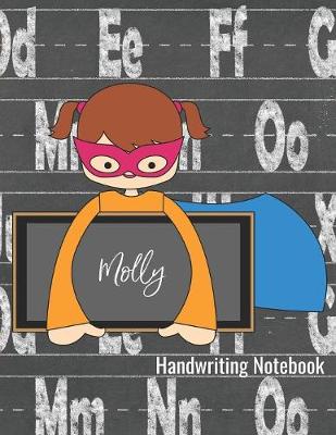 Book cover for Handwriting Notebook Molly