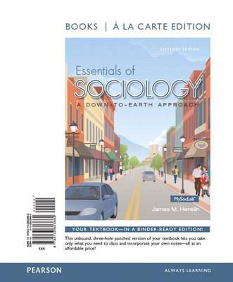 Book cover for Essentials of Sociology, Books a la Carte