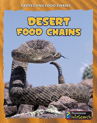 Book cover for Protecting Food Chains Desert Food Chains