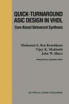 Book cover for Quick-Turnaround ASIC Design in VHDL