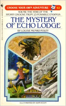 Book cover for Mystery of Echo Lodge