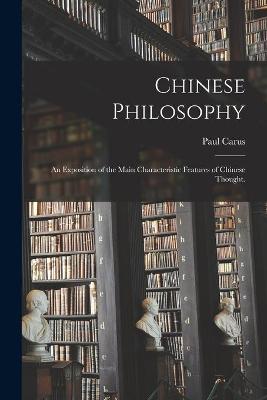 Book cover for Chinese Philosophy