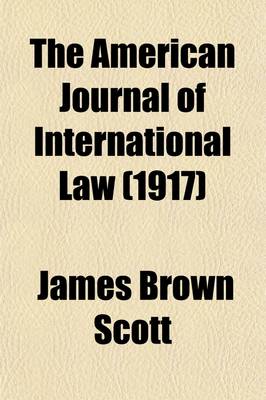 Book cover for The American Journal of International Law (Volume 11)