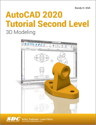 Book cover for AutoCAD 2020 Tutorial Second Level 3D Modeling