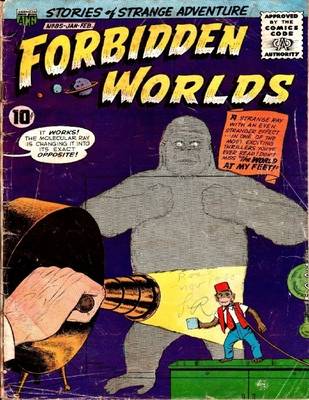 Book cover for Forbidden Worlds Number 85 Horror Comic Book