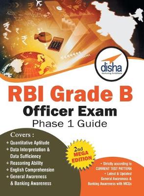 Book cover for RBI Grade B Officer Exam Phase 1 Guide 2nd Mega Edition