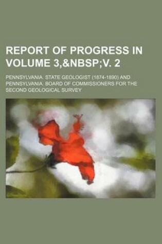 Cover of Report of Progress in Volume 3,