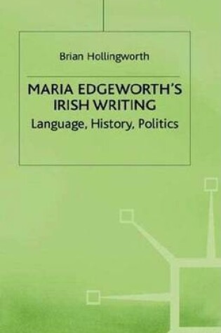 Cover of Maria Edgeworth's Irish Writing