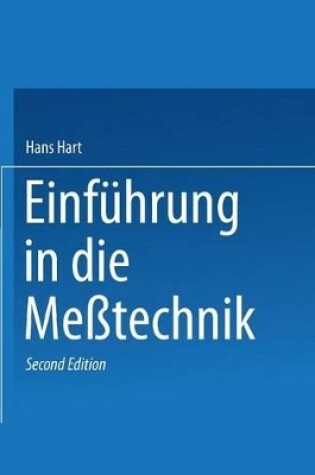 Cover of Einfuhrung in Die Messtechnik