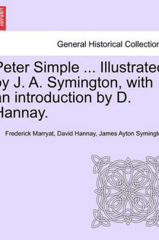 Cover of Peter Simple ... Illustrated by J. A. Symington, with an Introduction by D. Hannay.