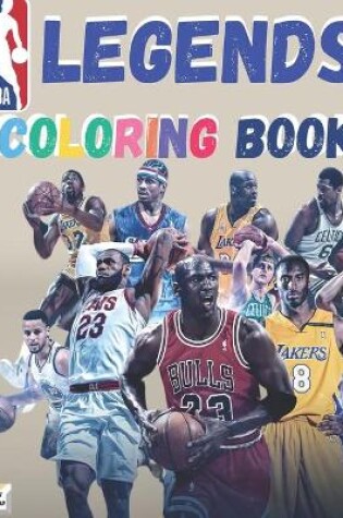 Cover of NBA Legends Coloring Book