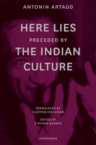 Cover of "Here Lies" preceded by "The Indian Culture"