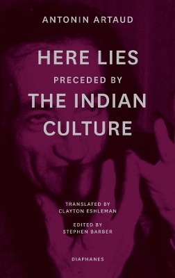 Book cover for "Here Lies" preceded by "The Indian Culture"