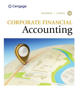 Book cover for Cnowv2 for Warren/Jones' Corporate Financial Accounting, 1 Term Printed Access Card