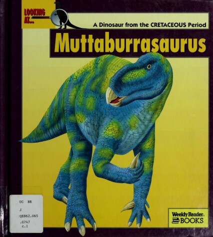 Book cover for Looking At-- Muttaburrasaurus