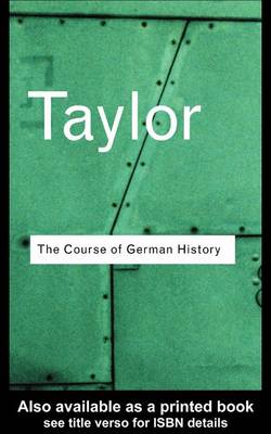 Book cover for The Course of German History