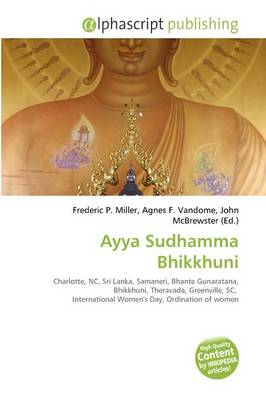 Book cover for Ayya Sudhamma Bhikkhuni