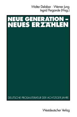 Cover of Neue Generation -- Neues Erzahlen