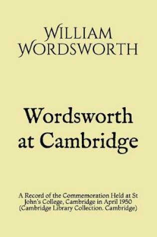 Cover of Wordsworth at Cambridge