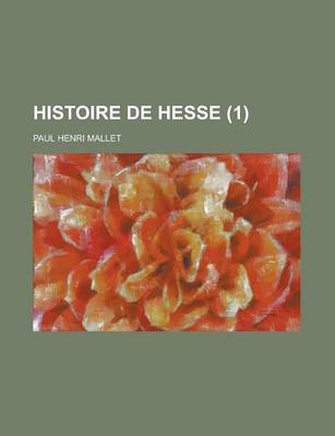 Book cover for Histoire de Hesse (1 )