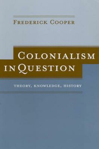 Cover of Colonialism in Question