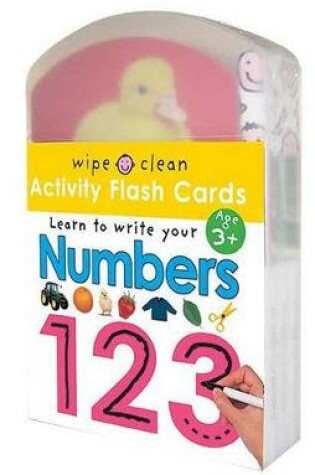 Cover of Wipe Clean: Activity Flash Cards Numbers