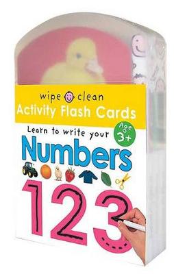 Book cover for Wipe Clean: Activity Flash Cards Numbers