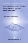 Book cover for Variational and Hemivariational Inequalities - Theory, Methods and Applications