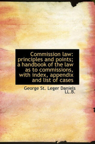 Cover of Commission Law