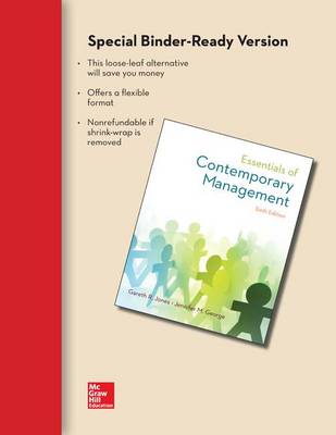 Book cover for Loose Leaf Essentials of Contemporary Management with Connect Access Card