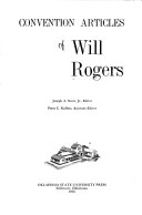 Cover of Convention Articles of Will Rogers