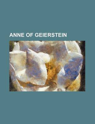 Book cover for Anne of Geierstein