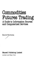 Book cover for Commodities Futures Trading