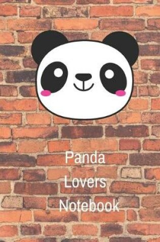 Cover of Panda Lovers Notebook
