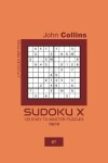 Book cover for Sudoku X - 120 Easy To Master Puzzles 10x10 - 7