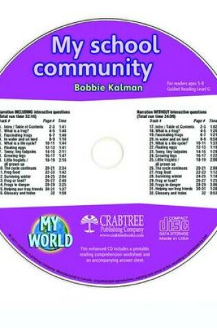 Cover of My School Community - CD Only