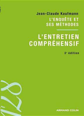 Book cover for L'Entretien Comprehensif