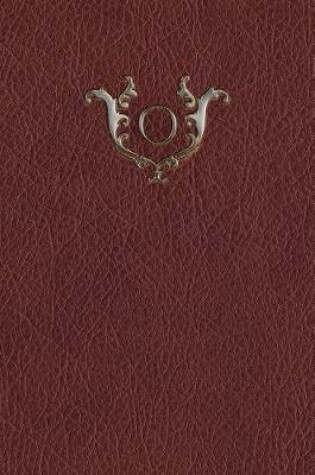 Cover of Monogram "o" Any Day Planner Notebook