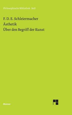 Book cover for AEsthetik (1819/25). UEber den Begriff der Kunst (1831/32)