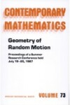 Book cover for Geometry of Random Motion