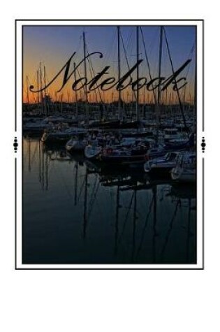 Cover of Sunset Sailboats Notebook