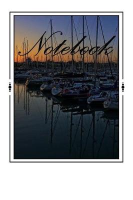 Book cover for Sunset Sailboats Notebook