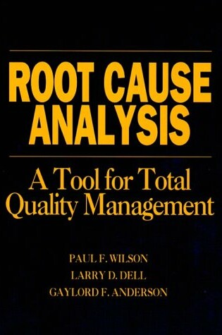 Cover of Root Cause Analysis