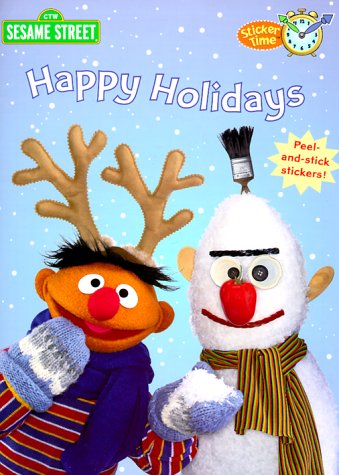 Book cover for Sticker Time: Happy Holidays