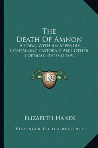 Cover of The Death of Amnon the Death of Amnon