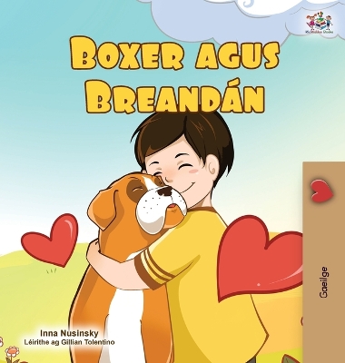 Book cover for Boxer and Brandon (Irish Book for Kids)