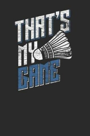 Cover of That's My Game