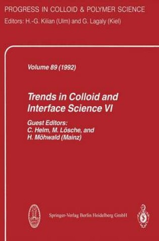 Cover of Trends in Colloid and Interface Science VI