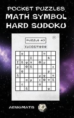 Book cover for Pocket Puzzles - Math Symbol Sudoku - Hard Level